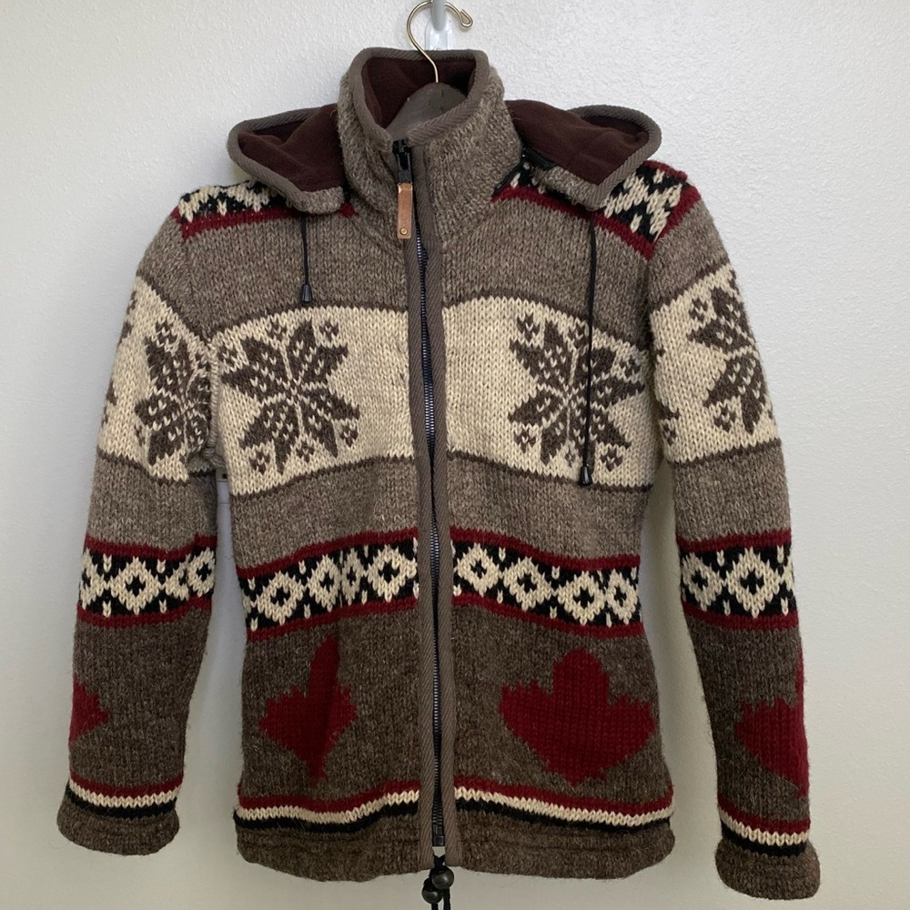 Ark Imports New Zealand Wool Fair Isle Sweater, S